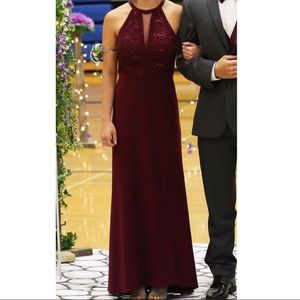 Burgundy Prom Dress